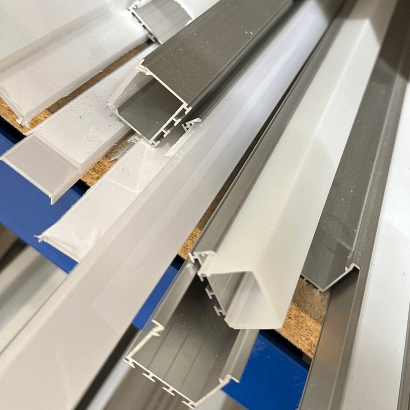 Aluminiumprofile für LED Lichtleisten in unterschiedlichen Formen und Anwendungen